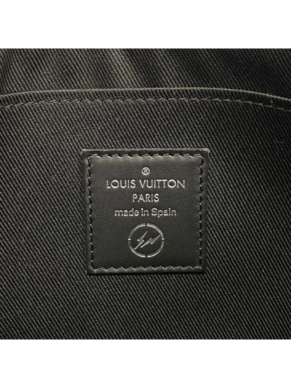 Louis Vuitton Clutch Monogram Eclipse Flash iPad Pouch Black Fragment Design